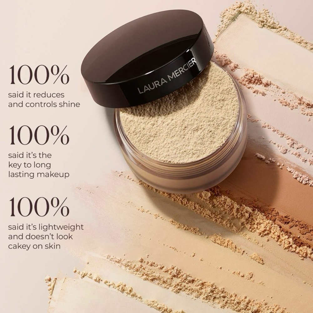 LAURA MERCIER Loose Setting Powder in Translucent NEW - Picture 9 of 12